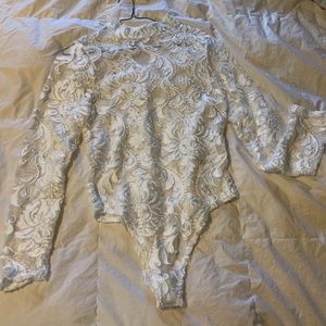 Lacey body suit